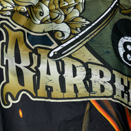 Cape de coiffure de barbier avec élastique J-455