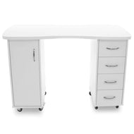 Bureau 2027 wit twee kasten