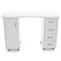 Bureau 2027 blanc deux caissons