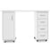 Bureau 2027 blanc deux caissons
