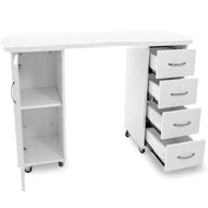 Bureau 2027 wit twee kasten