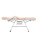 Fauteuil cosmétique Basic 202 avec plateaux rose