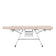 Fauteuil cosmétique Basic 202 avec plateaux rose