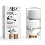 APIS DEPIQ PRO SYSTEM Depigmenting night cream-mask  with α-arbutin 1%, 50 ml
