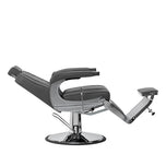 Fauteuil de barbier Hair System BM88066 gris