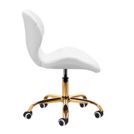 Cosmetic stool QS-06G white