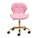 Tabouret cosmétique QS-06G rose