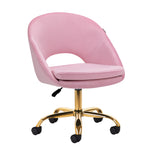 Fauteuil pivotant 4Rico QS-MF18G rose
