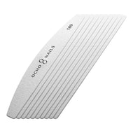 Papiers de rechange pour lime métallique demi-lune Ocho Nails. Grain 180, 10 pcs.