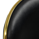 Tabouret cosmétique Gabbiano Q-4599G noir