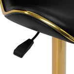 Tabouret cosmétique Gabbiano Q-4599G noir