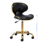 Tabouret cosmétique Gabbiano Q-4599G noir