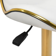 Tabouret cosmétique Gabbiano Q-4599G Blanc