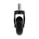 Roll Speed stool wheel black press-on set of 5 pieces