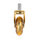 Roll Speed gold press-on stool wheel set of 5 pieces