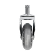 Roll Speed silver press-on stool wheel set of 5 pieces