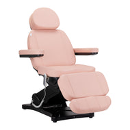Electric cosmetic chair SILLON CLASSIC 3 motors pink with black base