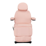 Electric cosmetic chair SILLON CLASSIC 3 motors pink with black base