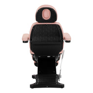 Electric cosmetic chair SILLON CLASSIC 3 motors pink with black base