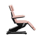 Electric cosmetic chair SILLON CLASSIC 3 motors pink with black base