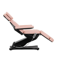 Electric cosmetic chair SILLON CLASSIC 3 motors pink with black base