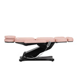 Electric cosmetic chair SILLON CLASSIC 3 motors pink with black base