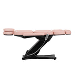 Electric cosmetic chair SILLON CLASSIC 3 motors pink with black base