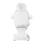 Electric cosmetic chair SILLON Luxury 3 motors white foot control