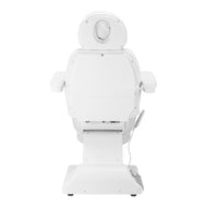 Electric cosmetic chair SILLON Luxury 3 motors white foot control
