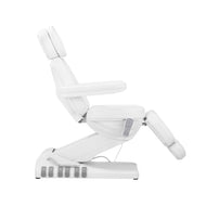 Electric cosmetic chair SILLON Luxury 3 motors white foot control