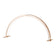 GLOW manicure lamp ARCHE II gold copper