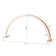GLOW manicure lamp ARCHE II gold copper