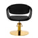 Fauteuil de coiffure Gabbiano A364 noir