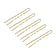 Hairdresser's hair bows E-57 120 pcs. 5.6 cm gold