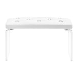Momo Diamond manicure support stand Velour white