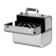 Cosmetica-koffer zilver 40