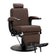 Gabbiano Continental hairdressing chair brown