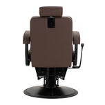 Gabbiano Continental hairdressing chair brown