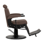 Gabbiano Continental hairdressing chair brown