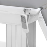 Sillon Eclipse elektrischer Kosmetikstuhl 3 Motoren grau
