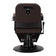 Gabbiano kappersstoel Bruno met zwart frame Bruin