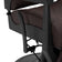 Gabbiano kappersstoel Bruno met zwart frame Bruin
