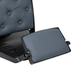 Fauteuil de barbier Gabbiano Francesco Noir graphite