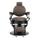 Barber chair Gabbiano Niccolo brown buttonless