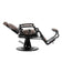 Barber chair Gabbiano Niccolo brown buttonless