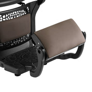 Barber chair Gabbiano Niccolo brown buttonless