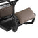 Barber chair Gabbiano Niccolo brown buttonless