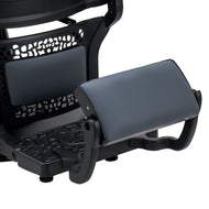 Barber chair Gabbiano Niccolo graphite buttonless