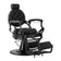 Fauteuil de barbier Gabbiano Niccolo noir