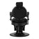 Fauteuil de barbier Gabbiano Niccolo noir